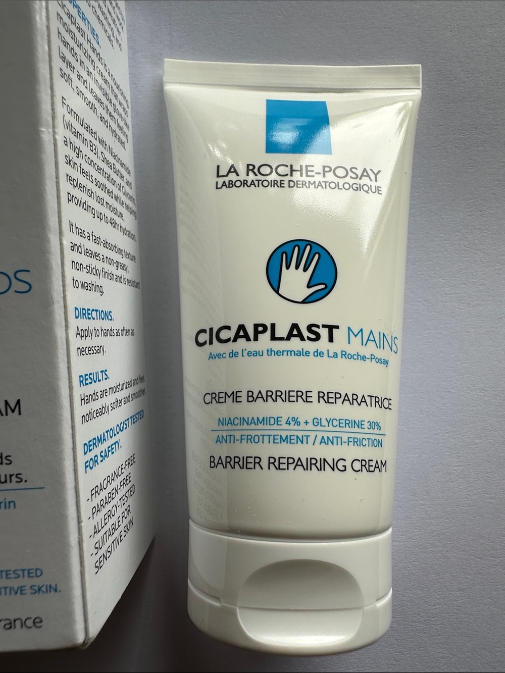 La Roche-Posay Cicaplast Hands Hydrating Hand Cream smoke free home